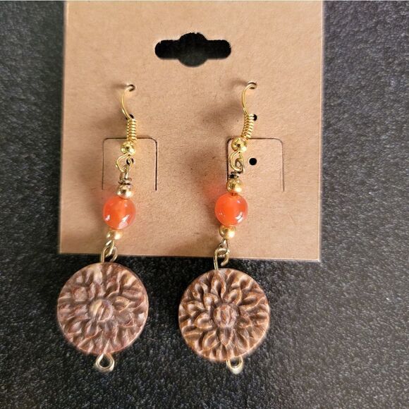 Dangled Earrings ( Handmade By Me) #E157 - Picture 1 of 2